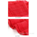 Sling Red Clothes Cotton Blends Sommerkleid